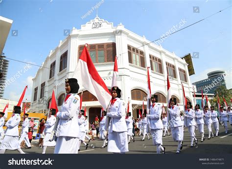 Surabaya Flowers Carnival Surabaya Indonesia May Stock Photo 1486474871