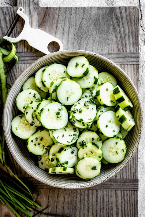 Simple Cucumber Salad Healthy Seasonal Recipes