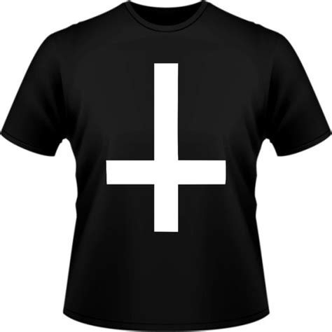 Camiseta Camisa Cruz Invertida Masculino Personalizada Shopee Brasil