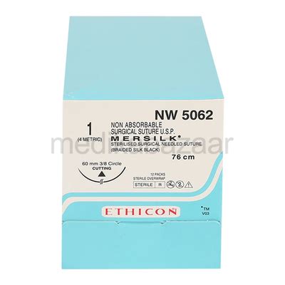 ethicon mersilk sutures usp  cm nw docuses healthcare