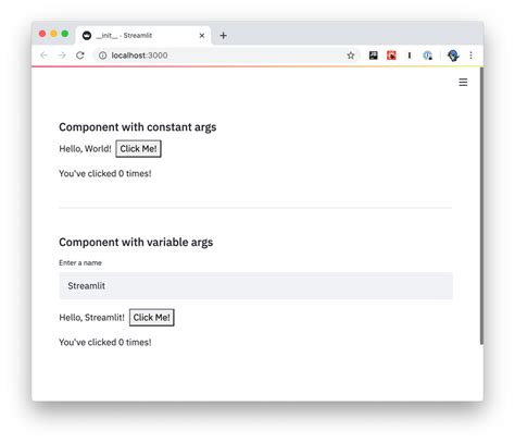 Intro To Custom Components Streamlit Docs