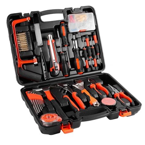 Storage In Handle Tool Box Best Design All Hand Tools 100pcs Household