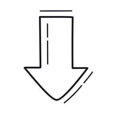arrow pointing  icon