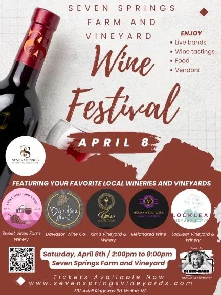 St Annual Seven Springs Wine Festival Nc Wine