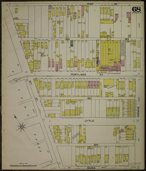 Image 73 Of Sanborn Fire Insurance Map From Louisville Jefferson