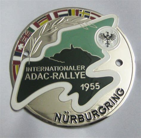 Buy Adac Internationale Rallye Nurburgring Car Grill Badge Emblem