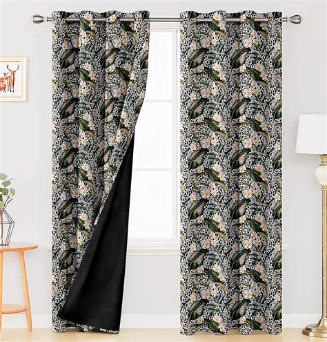 Buy Ultimate Trends Premium Polyester Floral Printed 100 Blackout