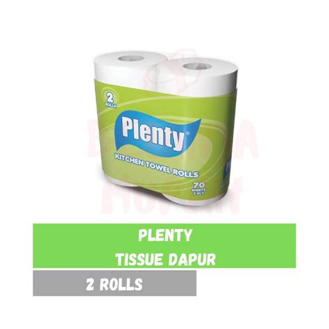 Jual Plenty Kitchen Towel Tissue 2 Rolls 2 Ply 70 Sheets Tissue Dapur