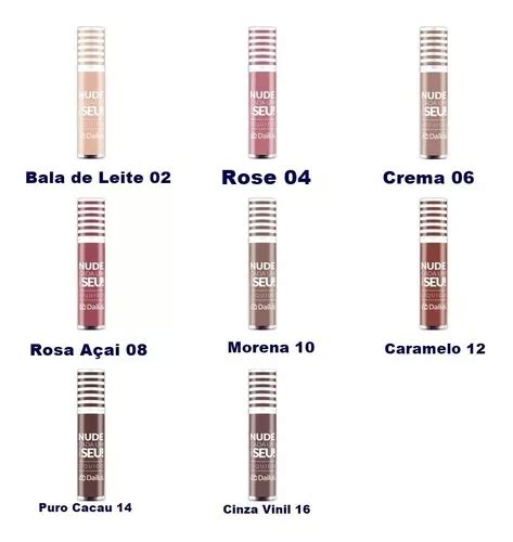 Batom L Quido Dailus Lan Amento Nude Cada Um Tem O Seu Frete Gr Tis