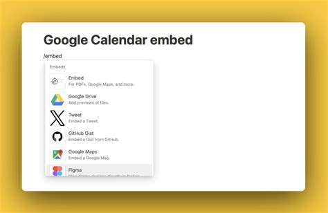 How To Embed Google Calendar In Notion In