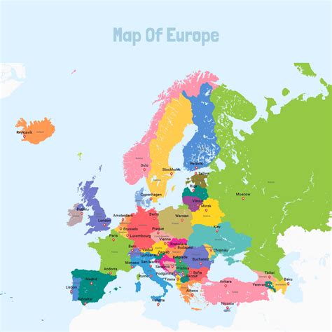 map of europe in 1990 11