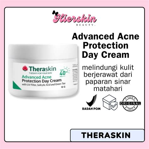 Jual Hierskin Beauty Theraskin Advanced Acne Protection Day Cream 10g Ths006 Sunscreen