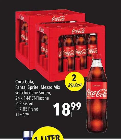 Coca Cola Fanta Sprite Mezzo Mix Angebot Bei Citti Markt