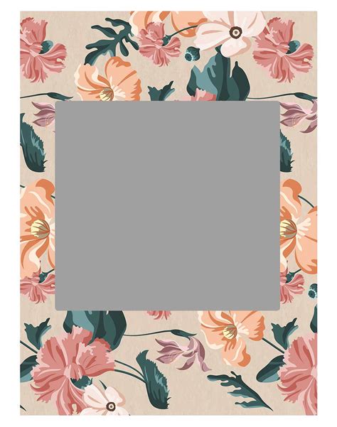 Blooming Colorful Flower Selfie Frame Nkabo Graphics