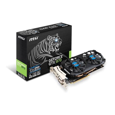 Placa de vídeo - NVIDIA GeForce GTX 970 (4GB / PCI-E) - MSI OC Edition ...