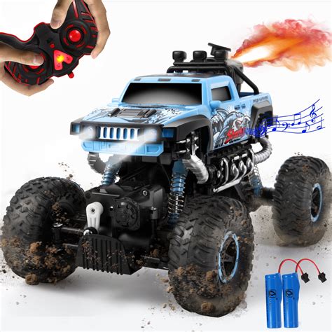 Monster Trucks 1:16 Remote Control Car,2.4 GHz All Terrain Rc Cars ...