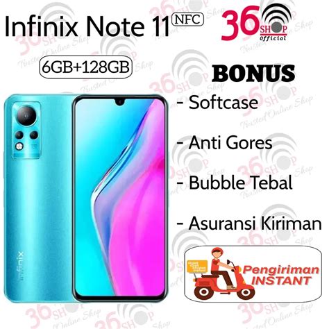 Jual Infinix Note 11 [NFC] [6GB/128GB] + Note 11s [8GB/128GB] Garansi ...