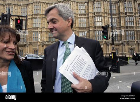Liberal Democrat environment spokesman Chris Huhne was armed with his