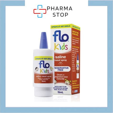 jual flo kids saline nasal spray ml clears  congested nose naturally