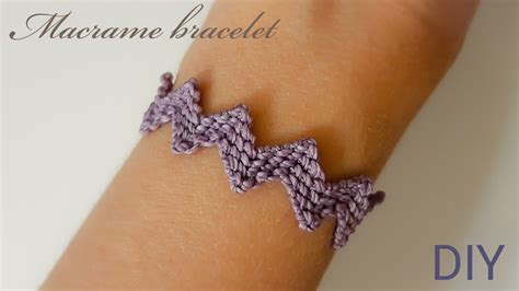 Zig Zag Bracelet Tutorial How To Make A Zig Zag Bracelet Pulsera