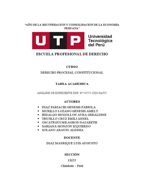 Análisis de Fallos del Tribunal Constitucional en el Proceso de Amparo