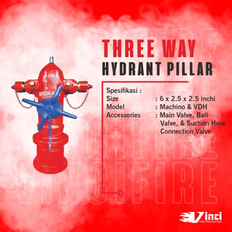 THREE WAY HYDRANT PILLAR VINCI VINCI Fire Protection