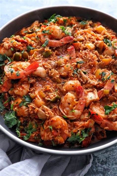 Brown Rice Chicken And Shrimp Jambalaya Simply Beautiful Eating