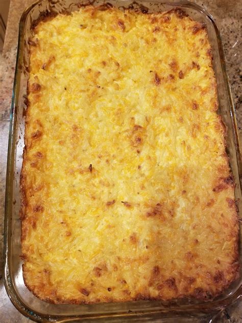 Cheesy Potato Casserole The Perfect Side Dish For A Crowd Splendry