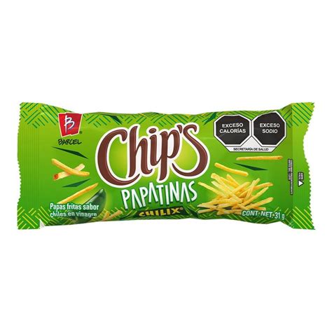 Papas Barcel Chips Patatinas Chilix 31 G Bodega Aurrera Despensa A