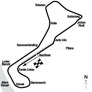 Zolder Map History And Latest Races Motorsport Database Motor