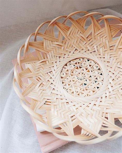 Rada Handwoven Bamboo Basket Basket Weaving Patterns Hand Weaving