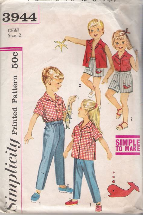 Simplicity 3944 Vintage Sewing Patterns Fandom