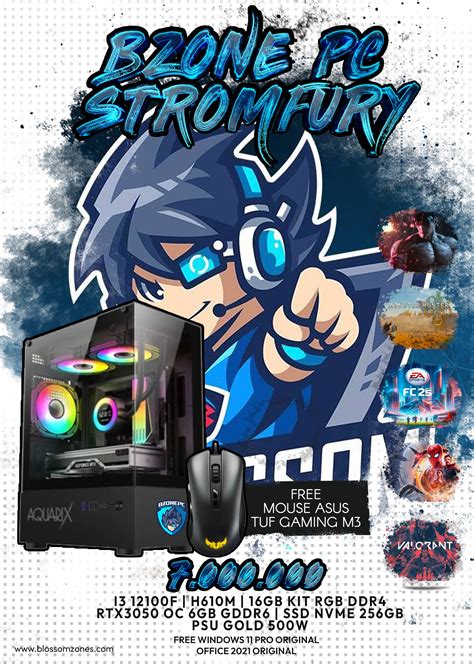 BZONE PC STORMFURY - Blossom Toko Komputer - Malang