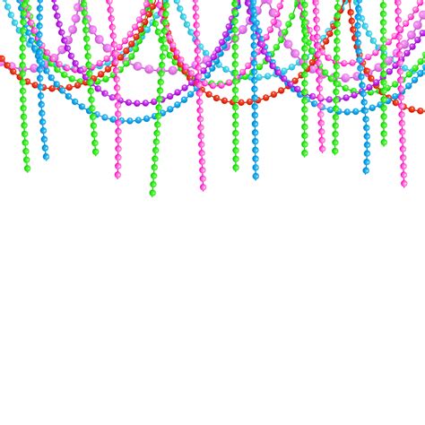 Mardi Gras Beads Vector Hd PNG Images Mardi Gras Beads Transparent