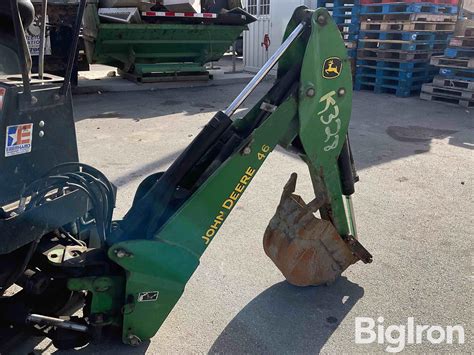 2010 John Deere 46 Backhoe Skid Steer Attachment Bigiron Auctions