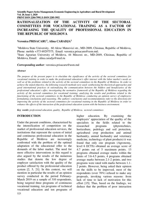 (PDF) RATIONALIZATION OF THE ACTIVITY OF THE SECTORAL COMMITTEES FOR