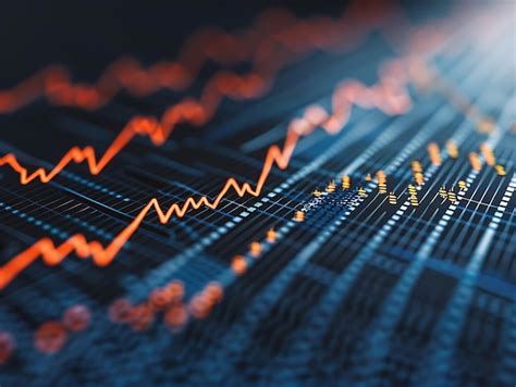 graph depicting  gradual increase  stock values premium ai