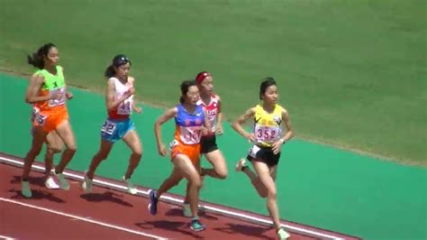 20220618福岡県中学陸上選手権 共通女子1500m決勝最終組 Youtube