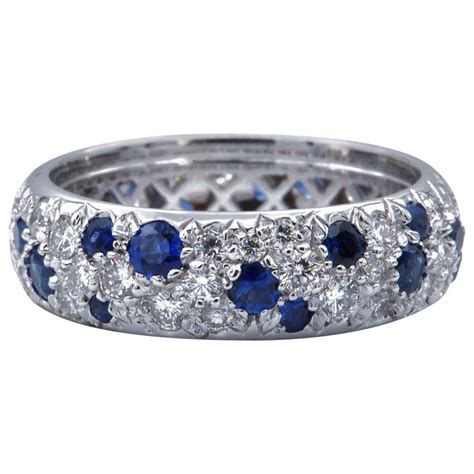 Antique Sapphire Band Rings - 676 For Sale at 1stdibs