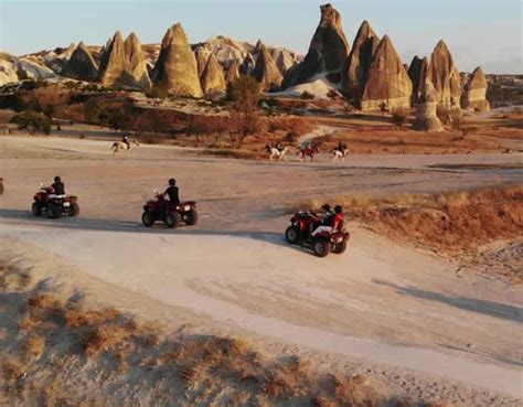 From Göreme Cappadocia Valleys at Sunset ATV Tour GetYourGuide