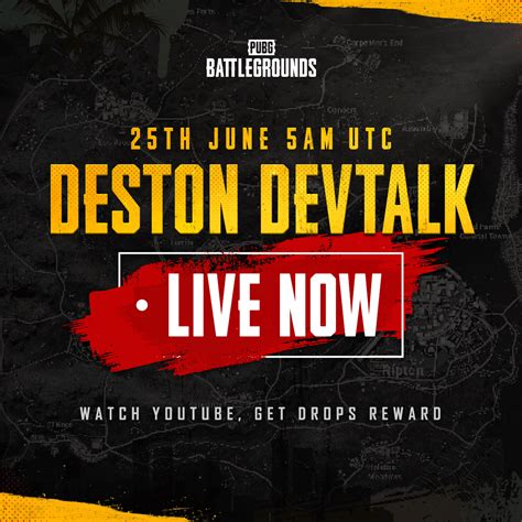 Pubg Battlegrounds On Twitter We Re Live With The Deston Devtalk