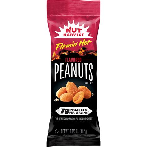 Nut Harvest Flamin Hot Flavored Peanuts 3 325 Oz Is Halal Install Mustakshif