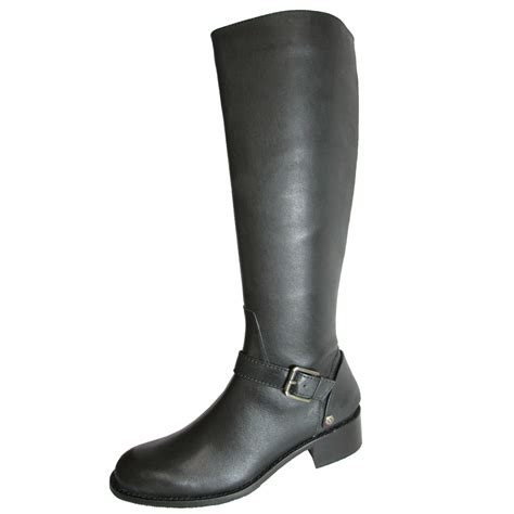 Delman Womens D Soar Leather Tall Equestrian Boot