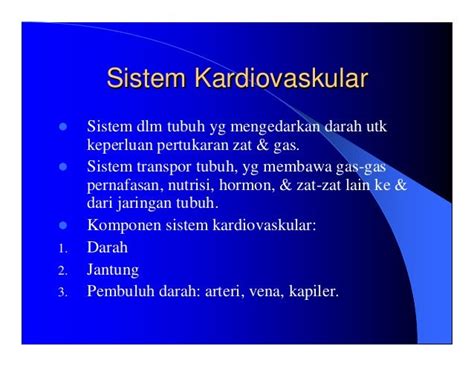 Sistem Kardiovaskular