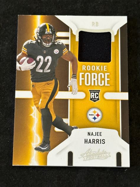 Lot Absolute Rookie Force Jersey Najee Harris Rc