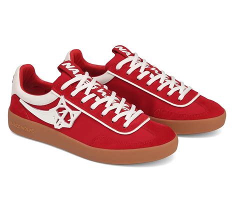 Giày Naked Wolfe Palm Red Nylon Authentic Shoes