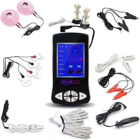 Elektro Reizstromger T Analplug Elektrostimulation Anal Vaginaldildo Massage Pads Nippel