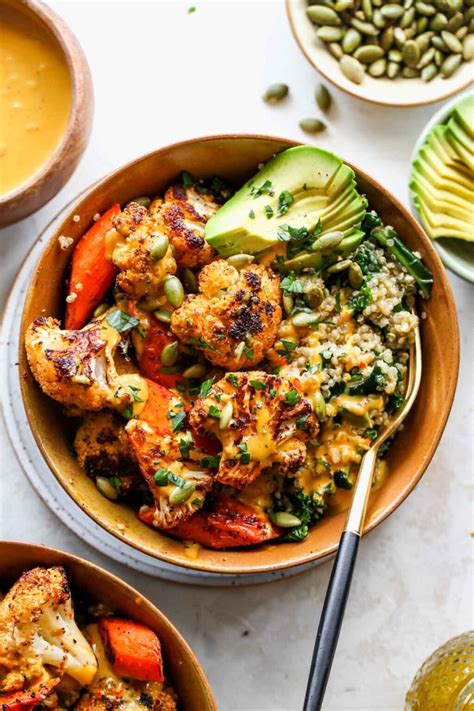 Roasted Veggie Glow Bowls Dishing Out Health