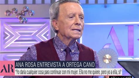 El surrealista mensaje de Ortega Cano a Ana María Aldón Mi semen