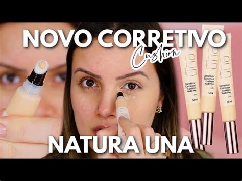 TESTEI O NOVO CORRETIVO Da NATURA Cushion Nude Me YouTube